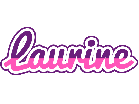Laurine cheerful logo