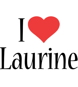 Laurine i-love logo