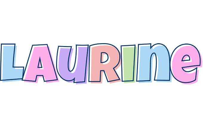 Laurine pastel logo