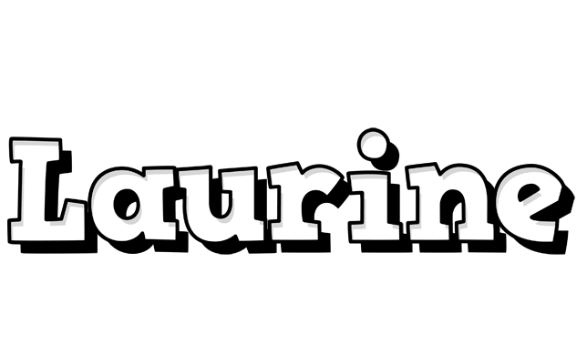Laurine snowing logo