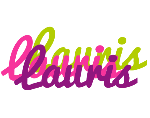 Lauris flowers logo