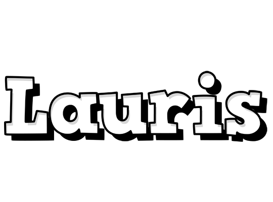 Lauris snowing logo
