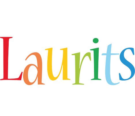 Laurits birthday logo