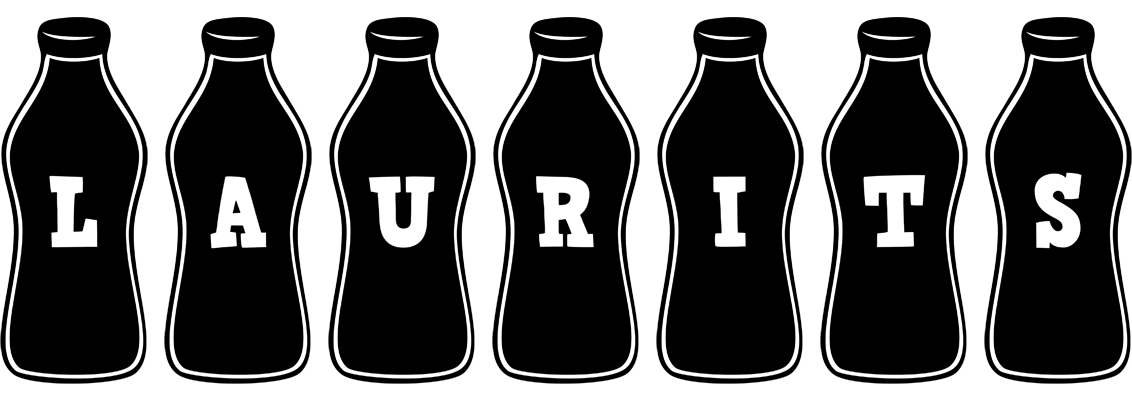 Laurits bottle logo