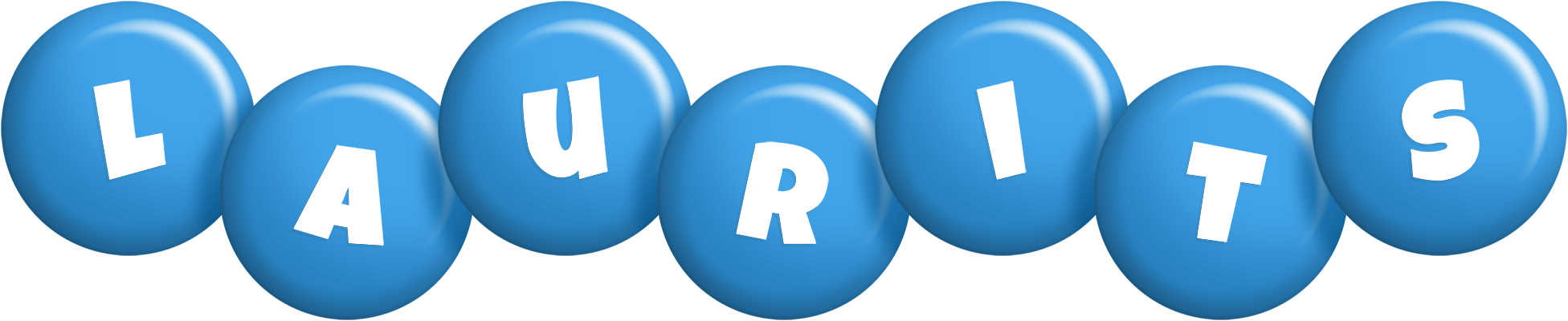 Laurits candy-blue logo