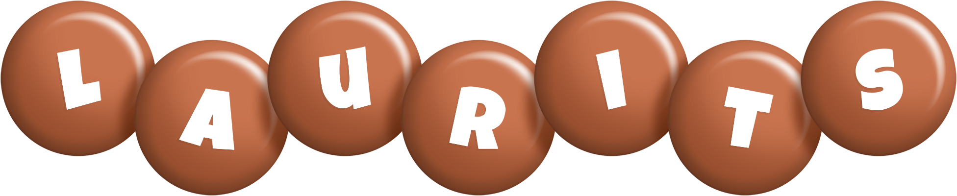 Laurits candy-brown logo