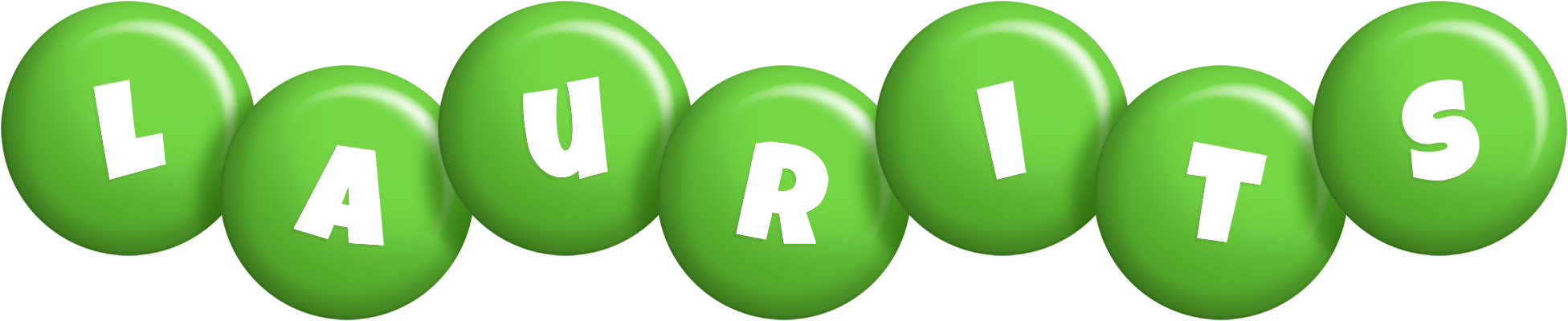 Laurits candy-green logo