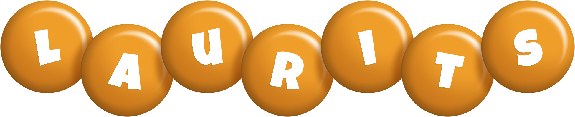 Laurits candy-orange logo