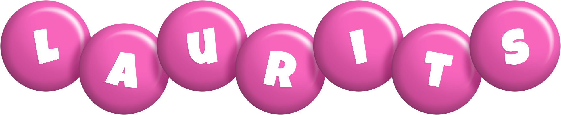 Laurits candy-pink logo