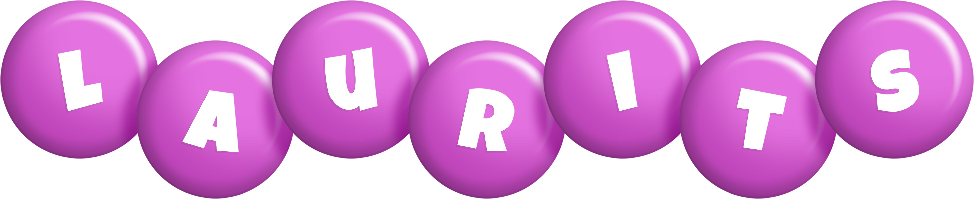 Laurits candy-purple logo