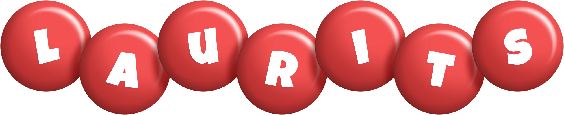 Laurits candy-red logo