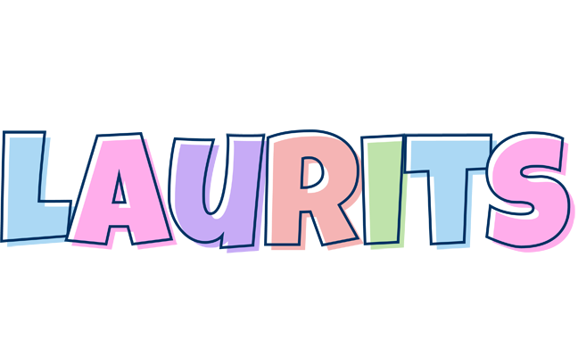 Laurits pastel logo
