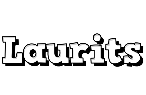 Laurits snowing logo
