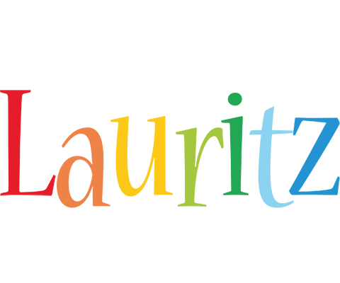 Lauritz birthday logo