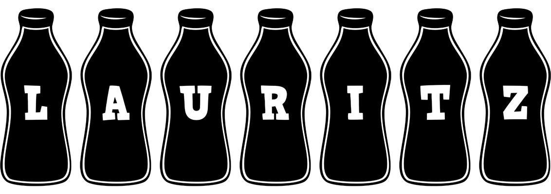 Lauritz bottle logo