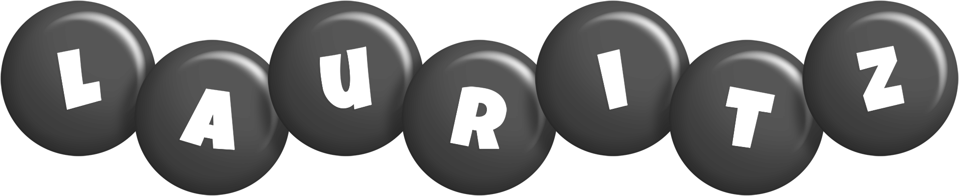 Lauritz candy-black logo