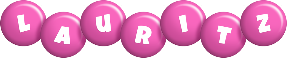 Lauritz candy-pink logo