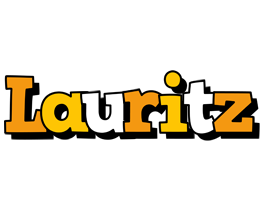 Lauritz cartoon logo