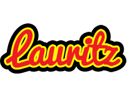 Lauritz fireman logo