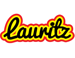 Lauritz flaming logo