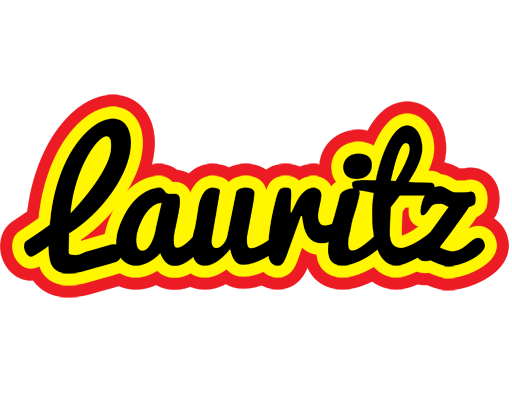 Lauritz flaming logo