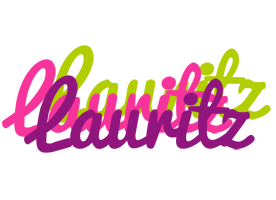 Lauritz flowers logo