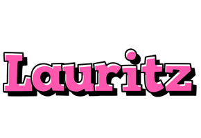 Lauritz girlish logo