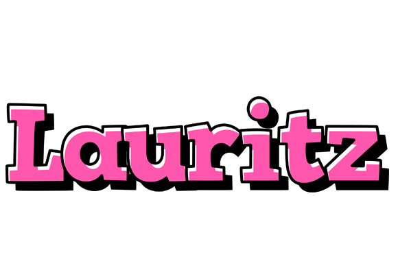 Lauritz girlish logo