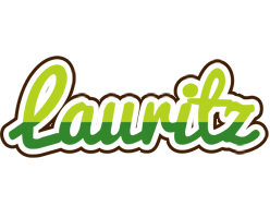 Lauritz golfing logo