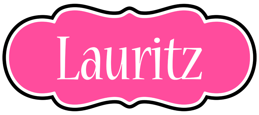 Lauritz invitation logo