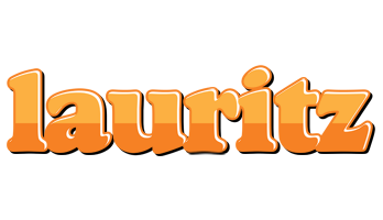 Lauritz orange logo