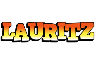 Lauritz sunset logo