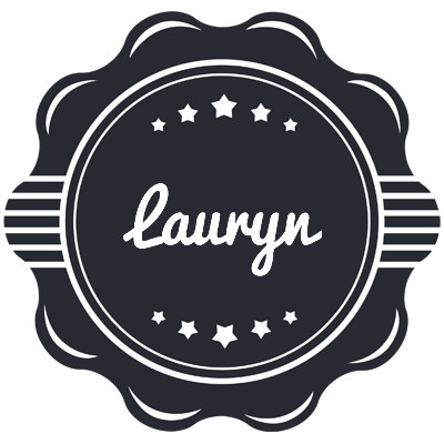 Lauryn badge logo