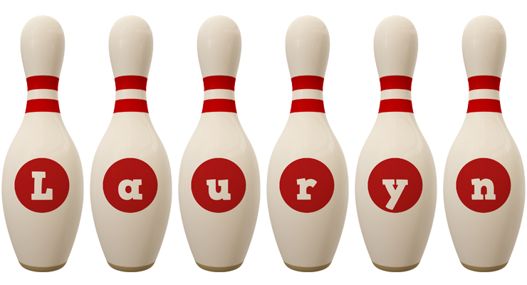Lauryn bowling-pin logo