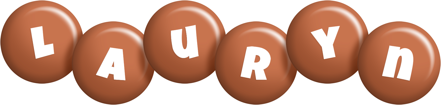 Lauryn candy-brown logo