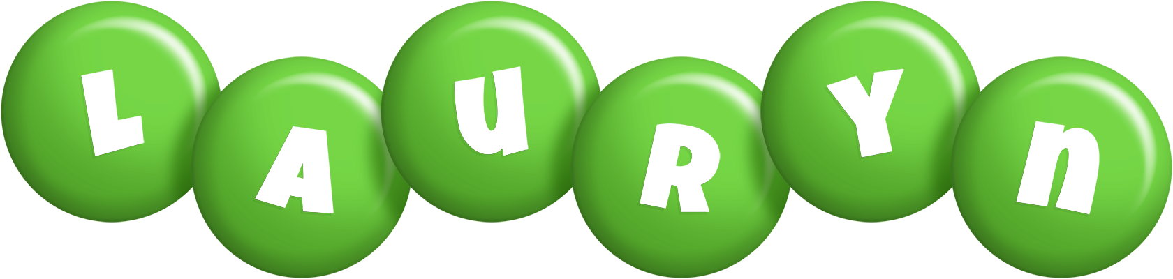 Lauryn candy-green logo
