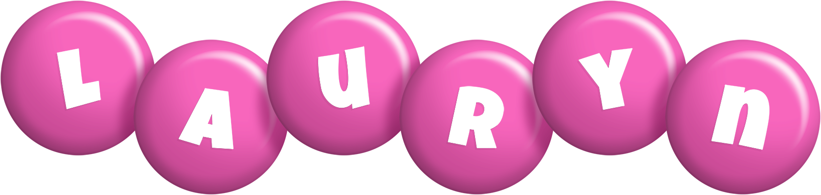 Lauryn candy-pink logo