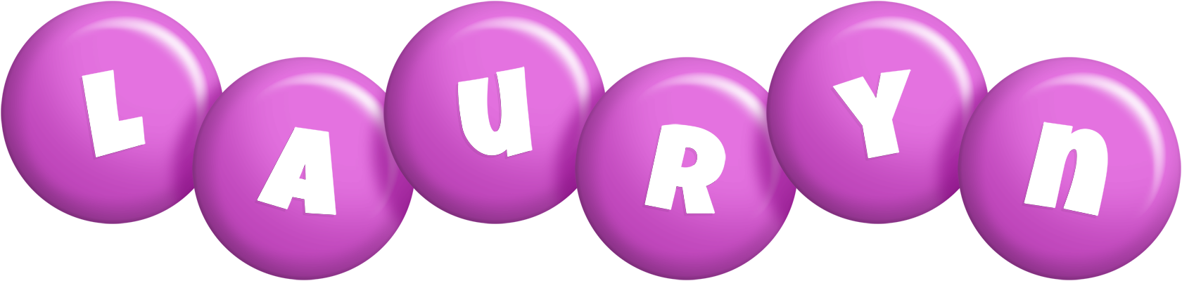 Lauryn candy-purple logo