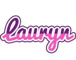 Lauryn cheerful logo