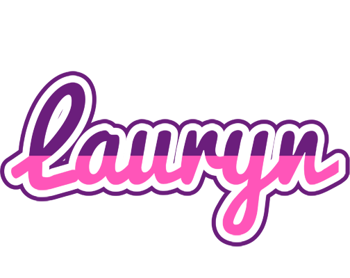 Lauryn cheerful logo
