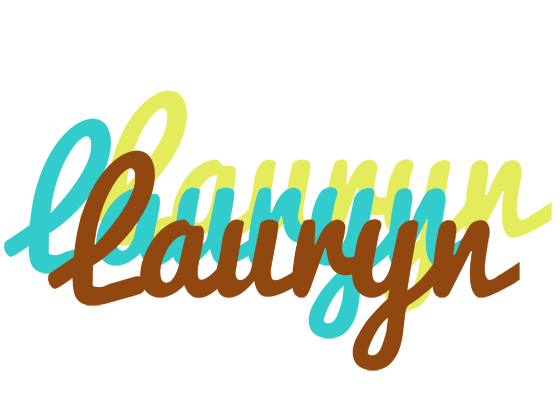 Lauryn cupcake logo