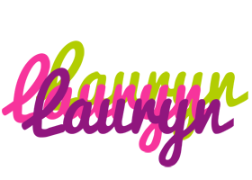 Lauryn flowers logo