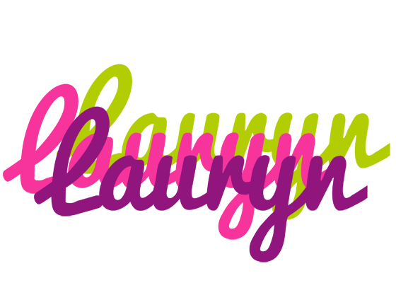 Lauryn flowers logo