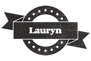 Lauryn grunge logo