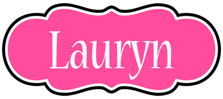 Lauryn invitation logo