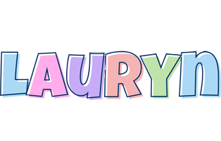 Lauryn pastel logo