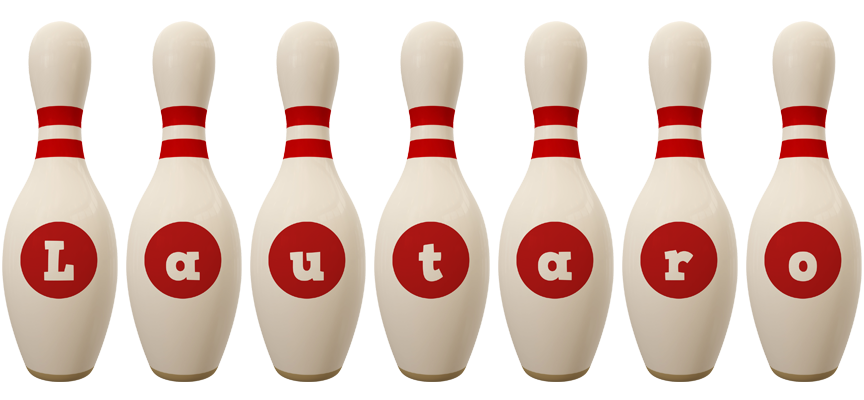 Lautaro bowling-pin logo