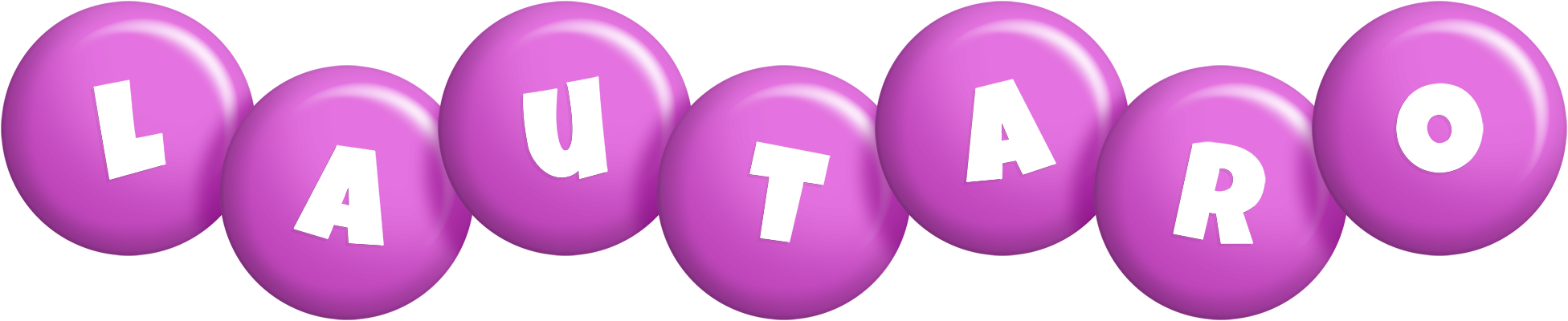Lautaro candy-purple logo