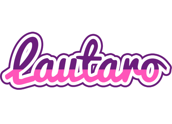 Lautaro cheerful logo