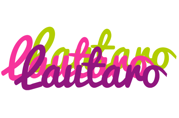 Lautaro flowers logo